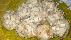 "Špekové" knedlíky s tofu