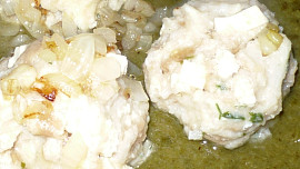 "Špekové" knedlíky s tofu