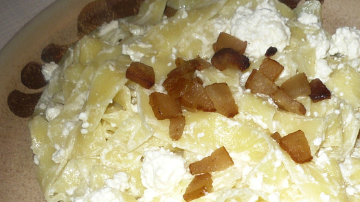 Túróscsusza - nudle s tvarohem