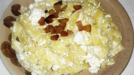 Túróscsusza - nudle s tvarohem