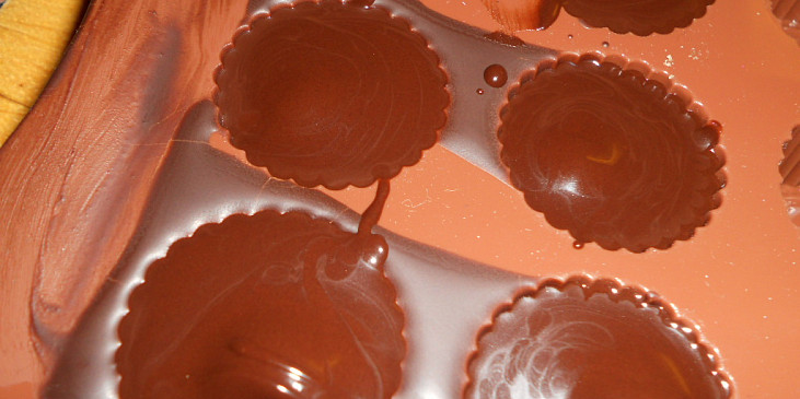 Višně v čokoládě aneb domácí bonboniéra II. (zalijeme čokoládou a šup s tím do lednice)