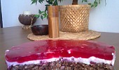 Vločkovo-brusinkový dort (Mňamka)