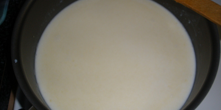 jíška s mlékem povařená - na hustou kaši