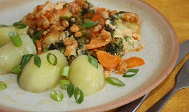 Zeleninová směs s máslovou krustičkou