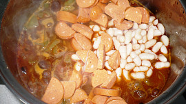 Bobový hrnec s ačokčou ( s paprikou )