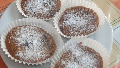 Broskvové muffiny, muffiny