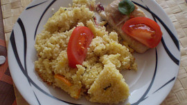 Cous cous s lososem