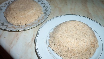 Dortík či muffinky z mikrovlnky - i pro DIA, dortík vyndaný z MV