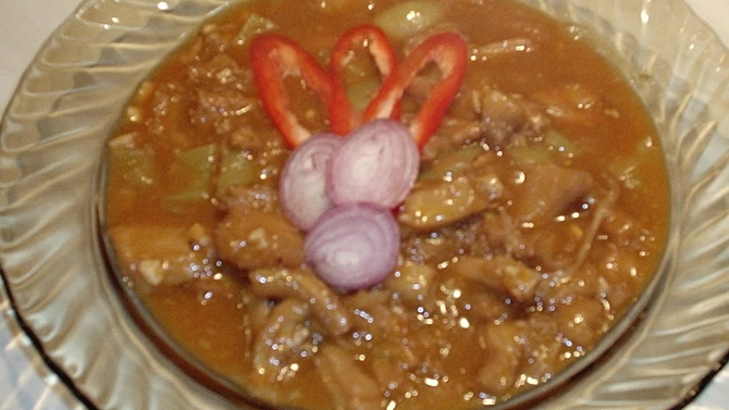 Dršťkový paprikáš