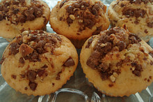 Jablečné muffiny s ořechy 