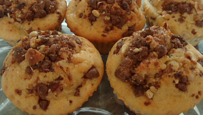 Jablečné muffiny s ořechy, Jablečné muffiny s ořechy 