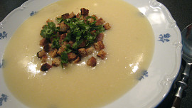 Krémová česnečka