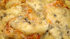 Kuřecí řízky s nivou a mozzarellou