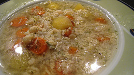 Květáková polévka podle Jitky