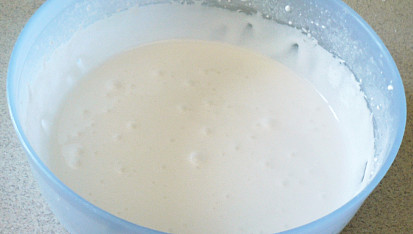 Ledová (bílková) poleva