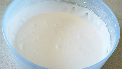 Ledová (bílková) poleva
