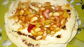 Lokše se sójovou směsí