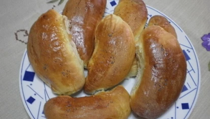 Loupáčky plněné čokoládou, nemají přesně tvar loupáku, ale jsou dobré!