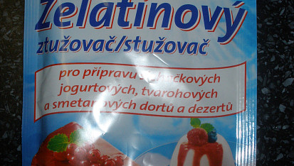 Míša řezy trochu jinak, želatinový ztužovač