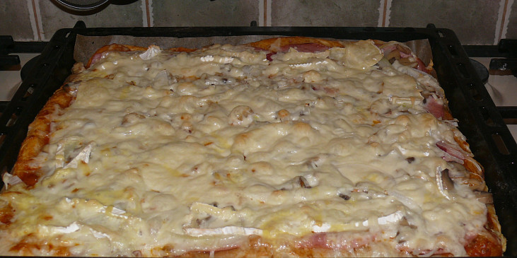 Pizza z domácí pekárny