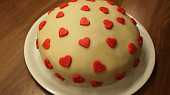 Srdíčkový dort k výročí, Valentýnský dort :)
