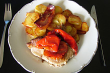 Kotlet s bramborem