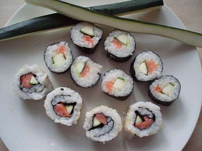 Sushi pro vegetariány a ne-konzumenty syrového masa