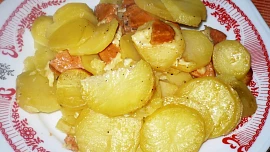 Sýrové zapékané brambory