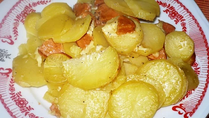 Sýrové zapékané brambory