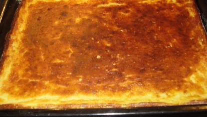 Tvarožník s hlívou ústřičnou a s brusinkami