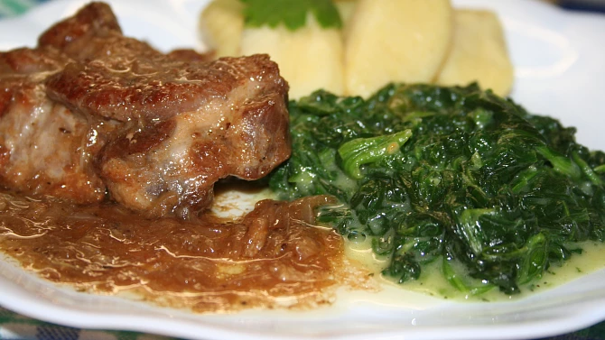 Vepřové kotlety na česneku