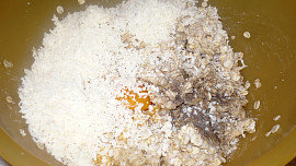 Vločkovo-sýrové karbanátky