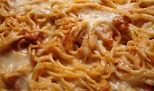 Zapečené špagety s lečem (výborné špagety)