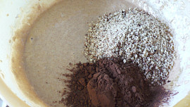 Celozrnná bábovka s ořechy