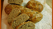 Dobré chlebové "večky" II., hotové chutné pečivo:-)