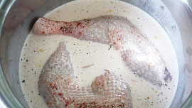 Dušené kuřecí na smetaně a sýru