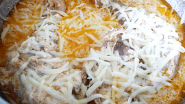 Dušené kuřecí na smetaně a sýru