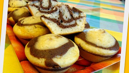 Dvoubarevné muffiny s podmáslím, Vynikající muffiny