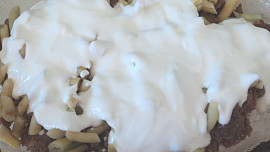 Fazolky zapékané - s masem a rýží