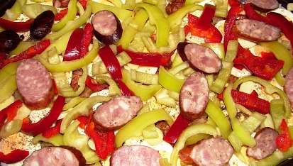 Kološvarák podle tety Hedy, Vyskládané vrstvy