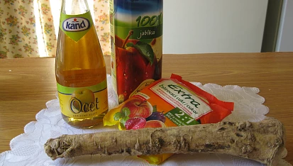 Křenové želé, ingredience