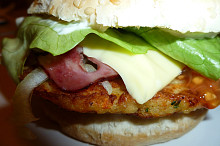 Kuřecí hamburger