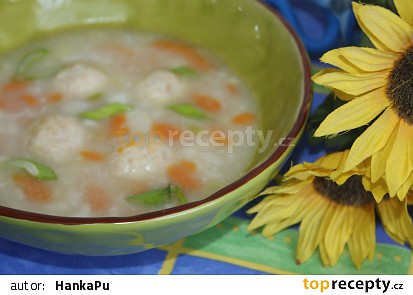 Květáková polévka s knedlíčky