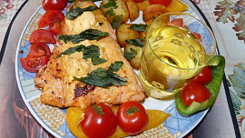 Losos v zálivce z citronu a  citronového pepře - (i dietní verze)
