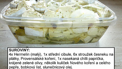 Naložený hermelín pro Gabču, Moje variace.