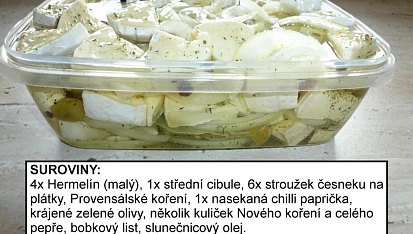 Naložený hermelín pro Gabču, Moje variace.