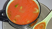Rajská polévka s řapíkatým celerem a kukuřicí