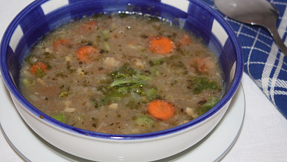Škvarkovo-chlebová polévka, Škvarkovo-chlebová polévka