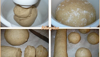 Sladké kynuté bochánky nebo veky s perníkovým kořením