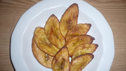 Smažený plantain (banány)